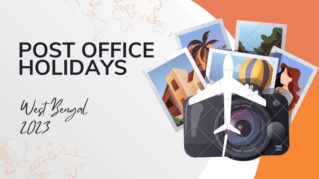 Post Office Holidays 2026 West Bengal