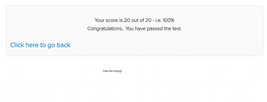 Dak Karmayogi Soft Skills Training Questions and Answers