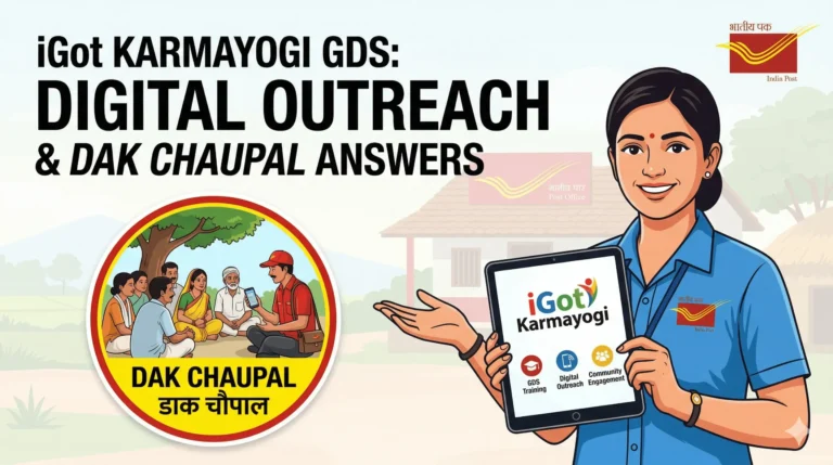 iGot Karmayogi Gramin Dak Sevak Digital Outreach and Dak Chaupal Answers