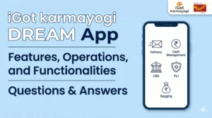 iGot karmayogi DREAM App - Features Operations and Functionalities Questions & Answers