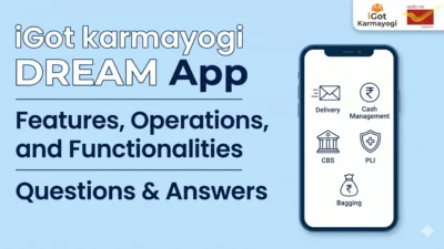 iGot karmayogi DREAM App - Features Operations and Functionalities Questions & Answers